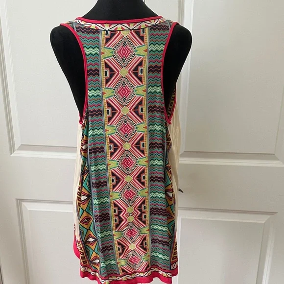 Flying Monkey Colorful Geometric Tank Top - Picture 2 of 12